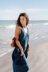 Maxi Wingdress - Baltic Shell
