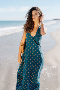 Maxi Wingdress - Baltic Shell