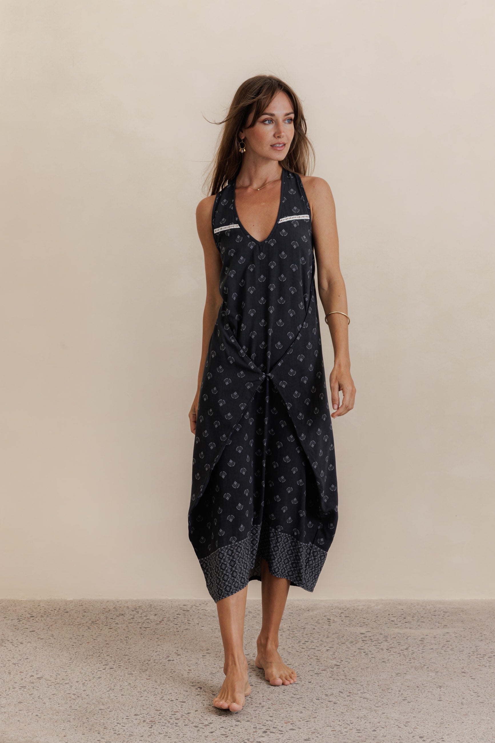 Midi Wingdress - Noir