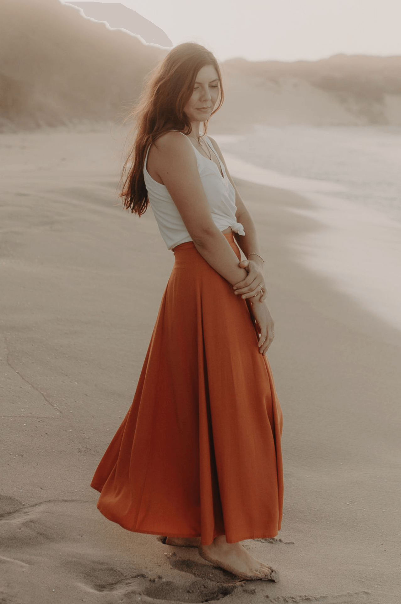 Aria Maxi Skirt - Desert