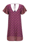 Mini Wingdress Sleeved - eggplant