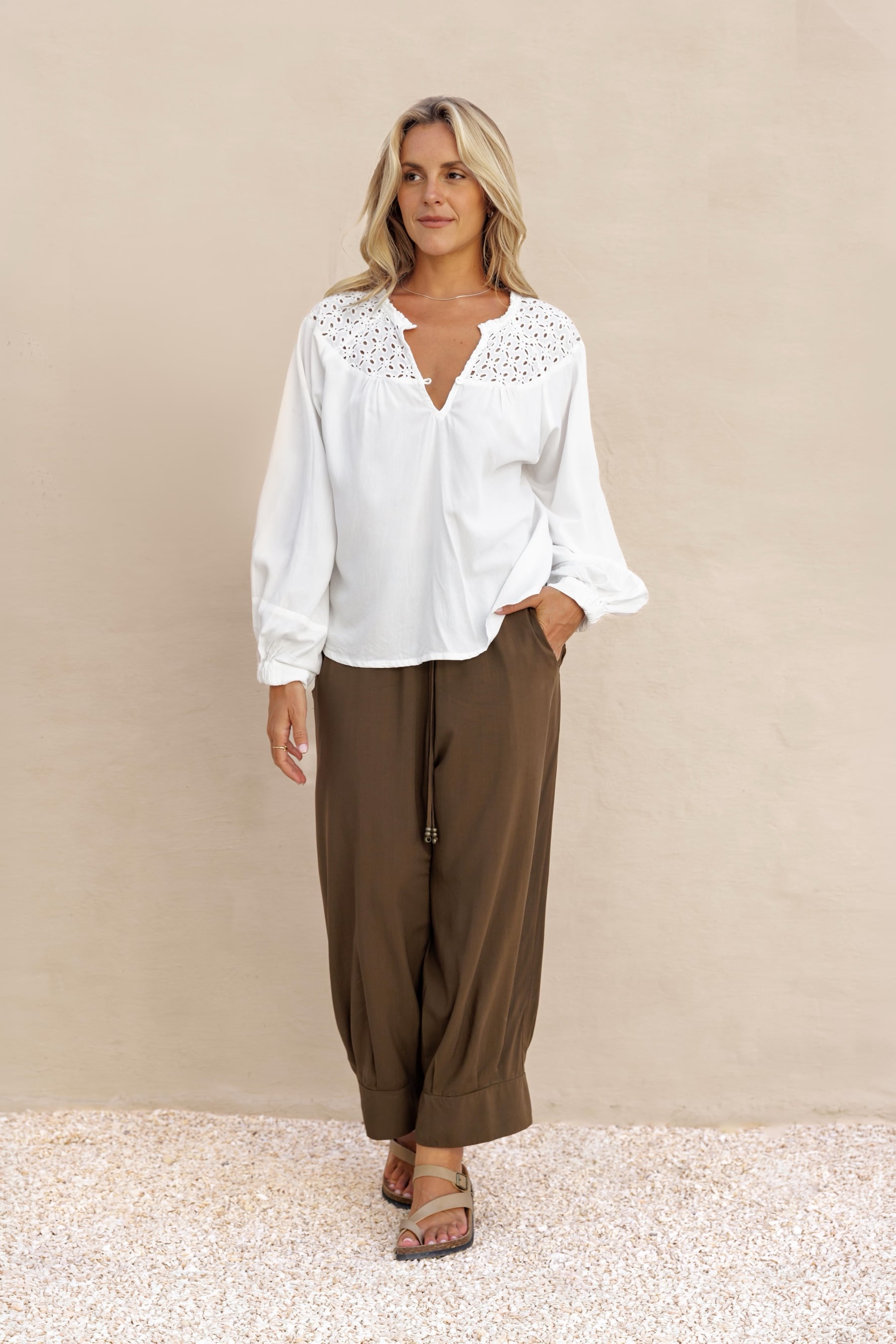 Vera Blouse - ivory