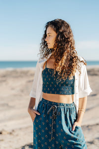 Vera Harem Pants - Baltic Shell