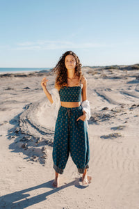 Vera Harem Pants - Baltic Shell