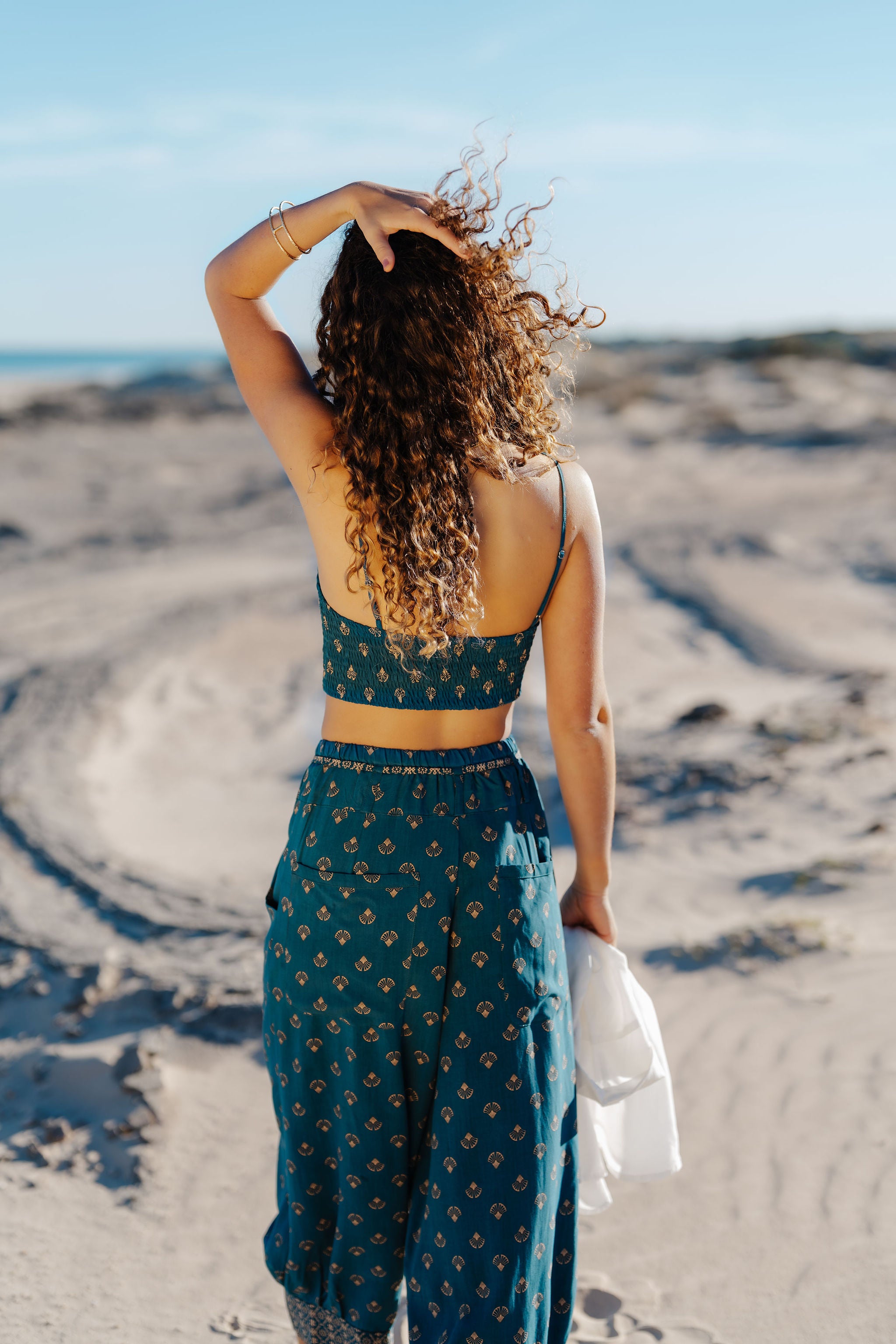Vera Harem Pants - Baltic Shell