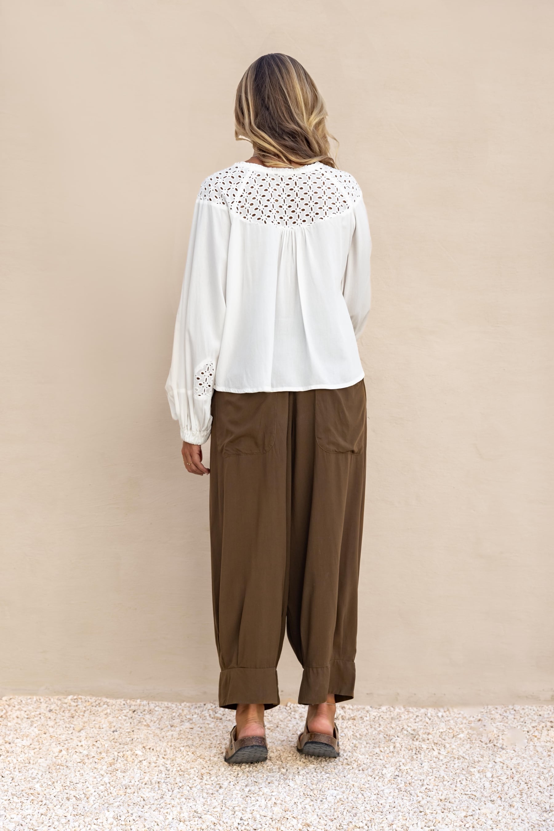 Vera Harem Pants - chocolate