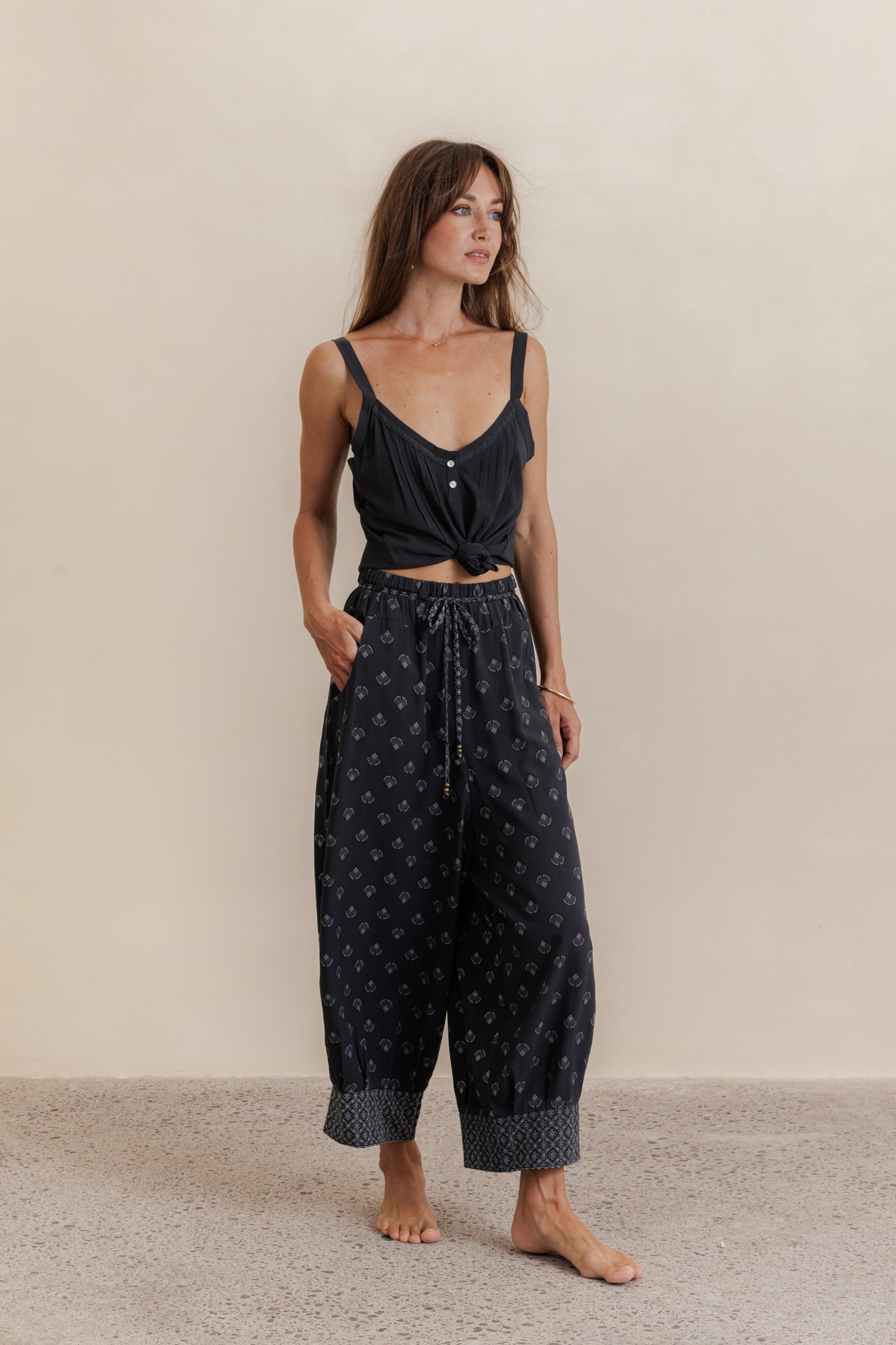 Vera Harem Pants - Noir