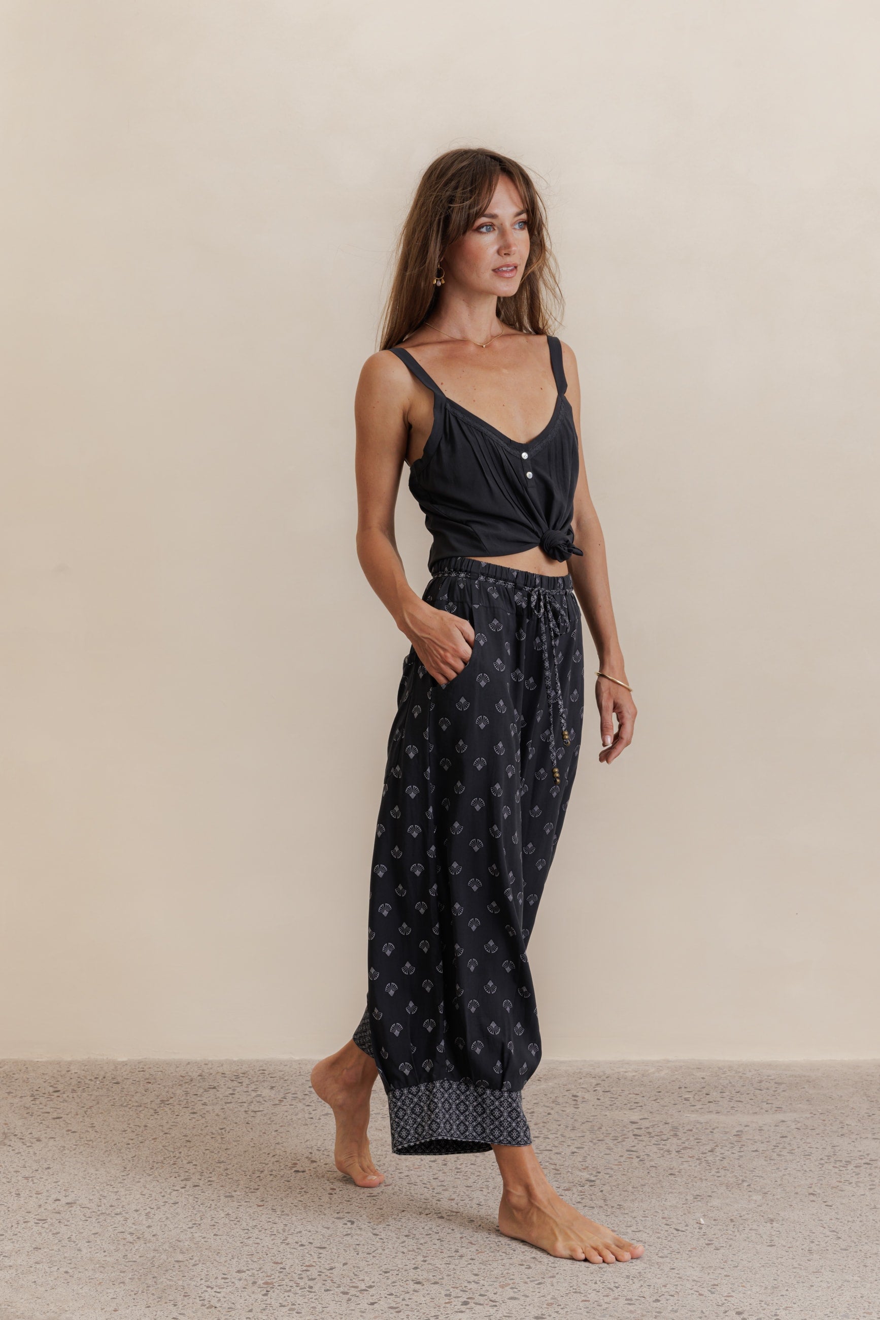 Vera Harem Pants - Noir