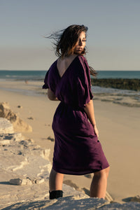 Verve Midi Dress - violet