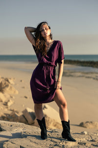 Verve Midi Dress - violet