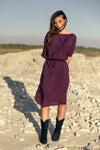 Verve Midi Dress - violet