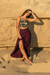 Aria Maxi Skirt - violet