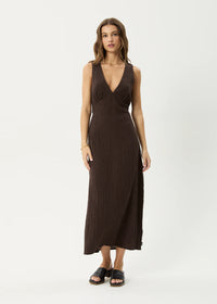Focus Maxi Dress - coffee