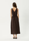 Focus Maxi Dress - coffee