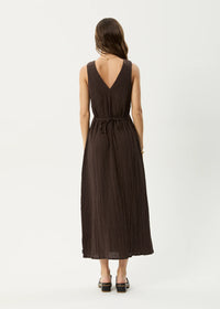 Focus Maxi Dress - coffee