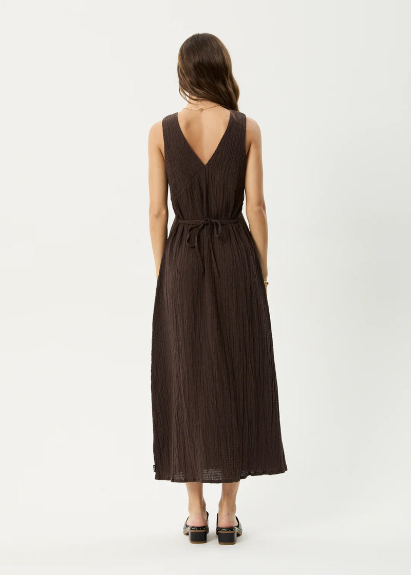 Focus Maxi Dress - coffee