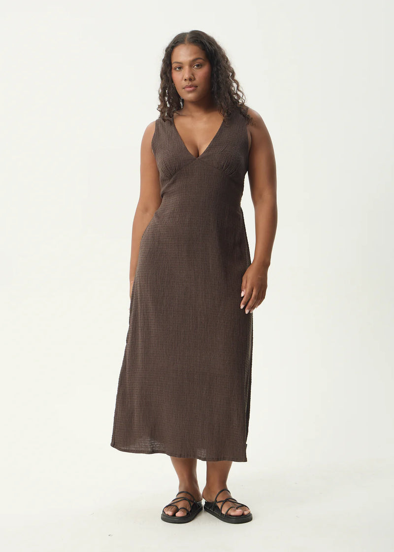 Focus Maxi Dress - coffee