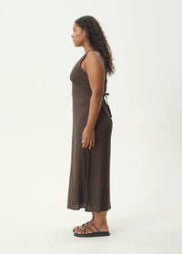 Focus Maxi Dress - coffee