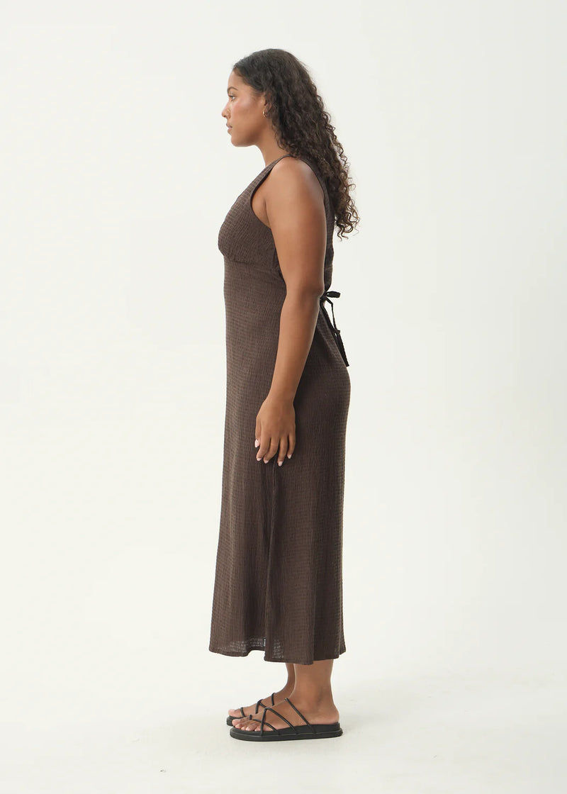 Focus Maxi Dress - coffee