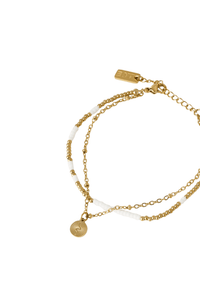 Cobra Gold Bracelet - Vanilla