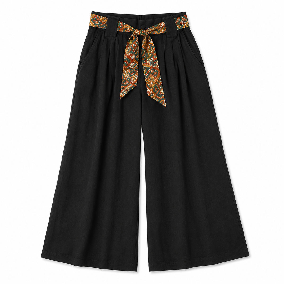 Italian Linen Pants - Black