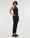 Daria Ribbed Tank - Black