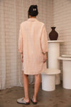 Linen Shift Dress - Blush