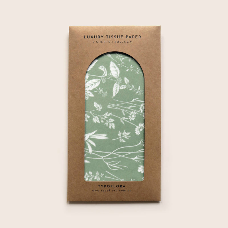 Tissue Paper - Herbs in Sage