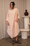 Malle Linen Dress - Blush