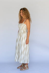 Mikoha Midi Dress - Island Stripe