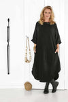 Malle Linen Dress - Black