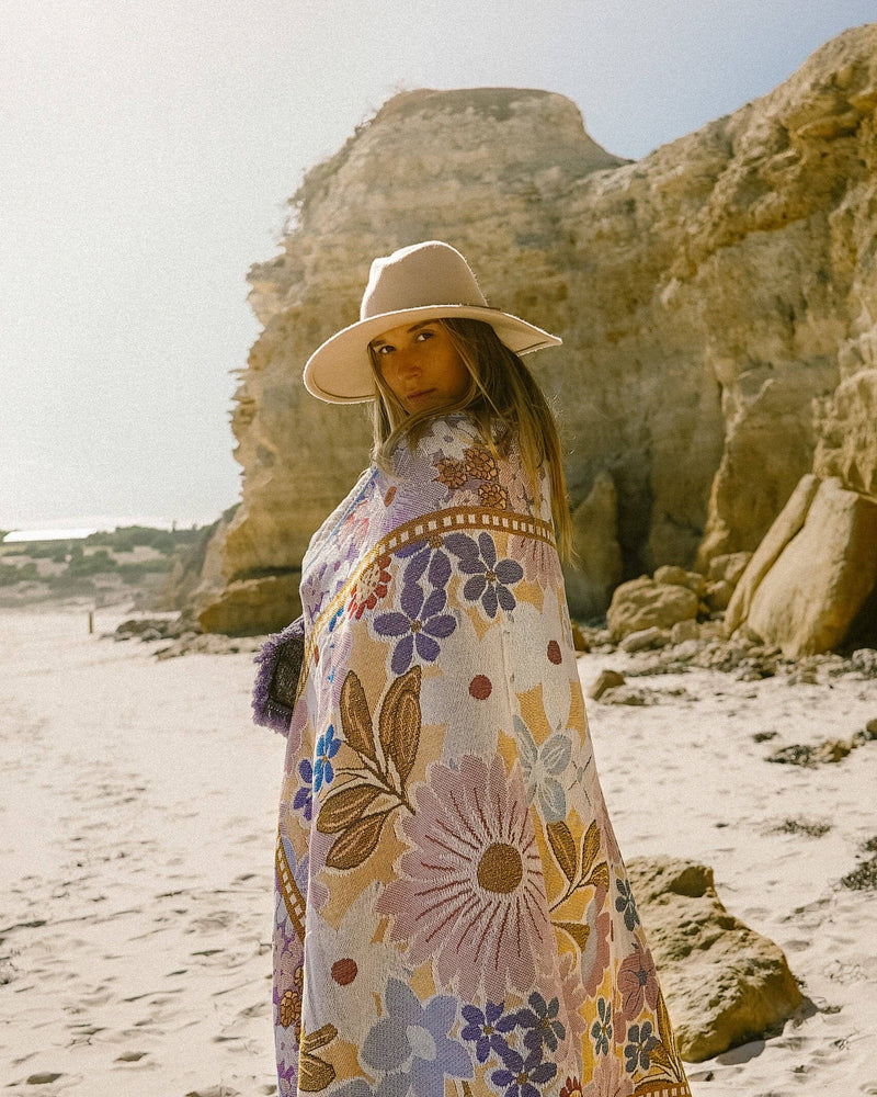 Lavender - Throw | Picnic Blanket