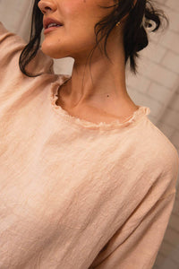 Malle Linen Dress - Blush