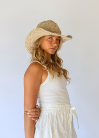 Polly Short Brim Hat - Natural
