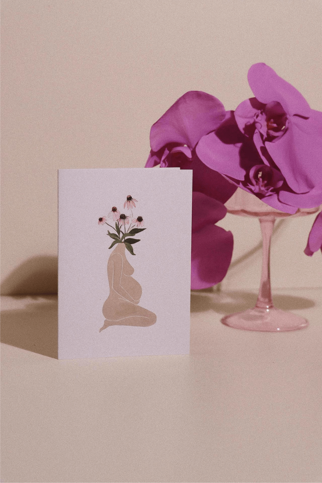 Card - in full bloom