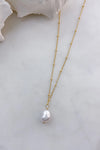 Pearl Necklace Satellite - gold fill